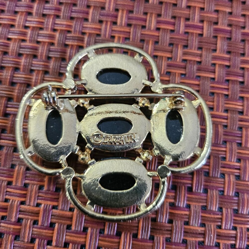Vintage Sarah Coventry Enamel Brooch (Jewelry 002) - Picture 2 of 4
